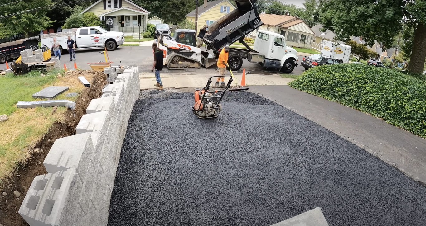 Professional concrete driveway installation in Hudson NH